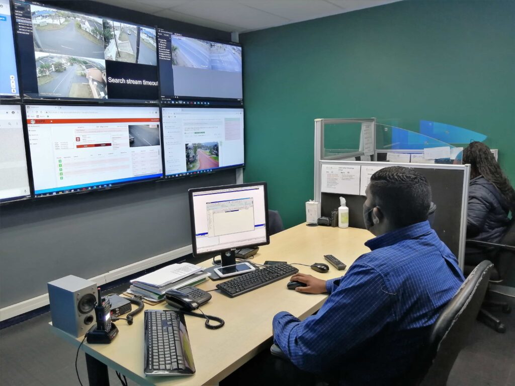People sitting in a Community Control Room