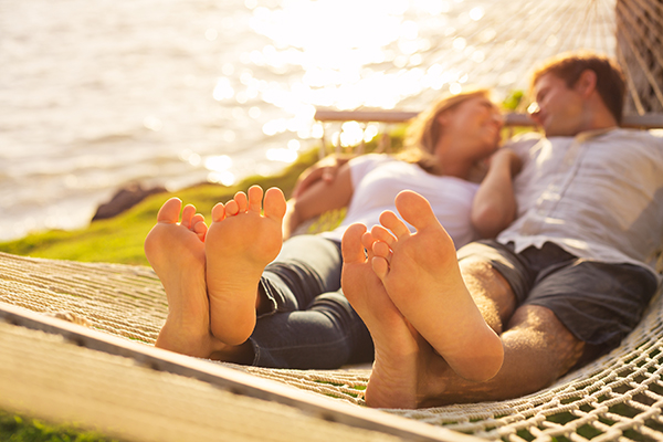 couple on hammock