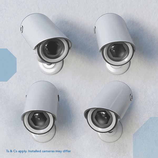 Four CCTV cameras