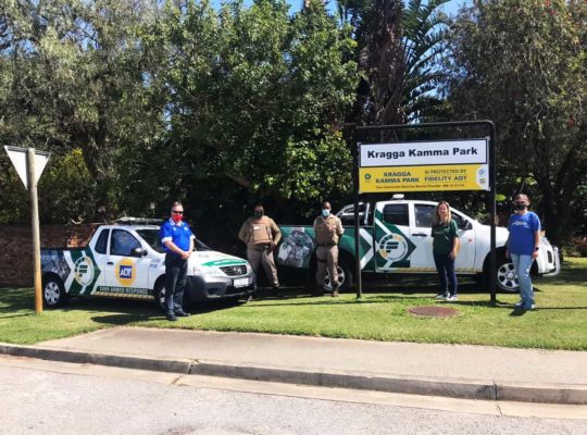 new CCTV cameras at Kragga kamma park