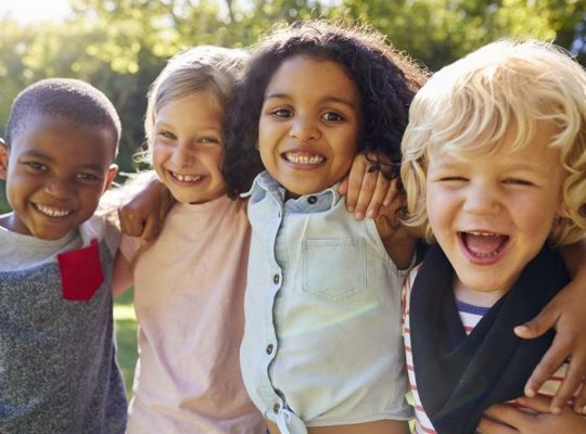 children laughing