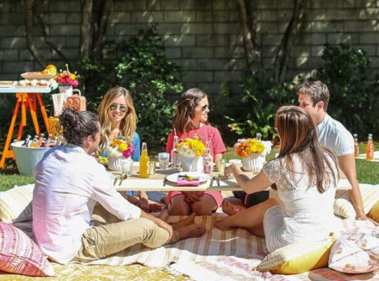 outdoor entertaining